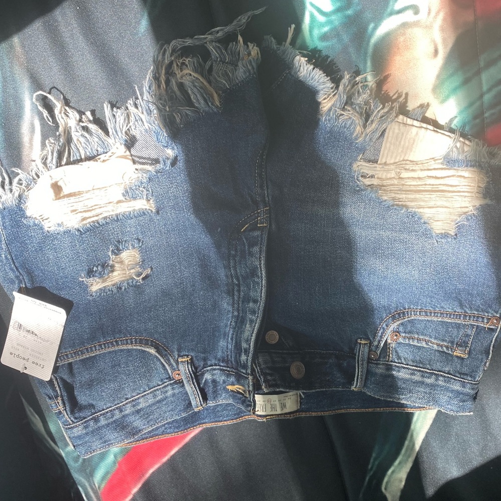 Free People Denim Shorts